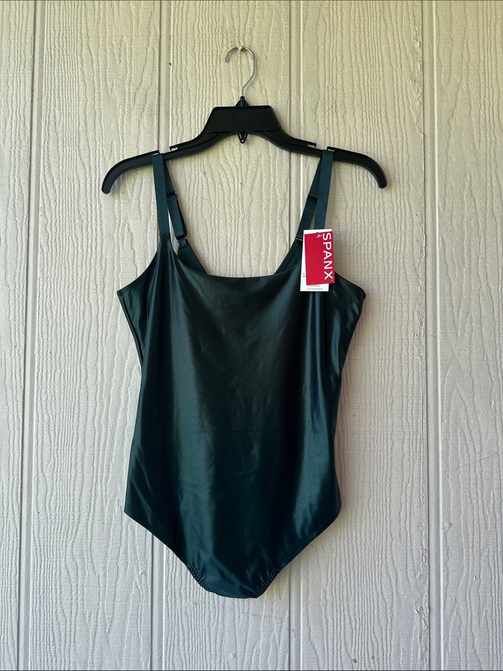 SPANXshape LuxeShine Cami Thong Bodysuit